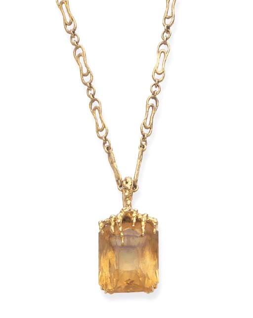 SAUTOIR CITRINE, PAR MAUBOUSSIN