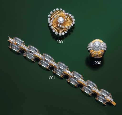 CLIP DIAMANTS "TOURBILLON", PAR VAN CLEEF & ARPELS