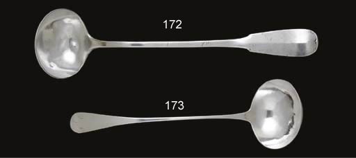 A SILVER SOUP LADLE OF SOUTHERN INTEREST