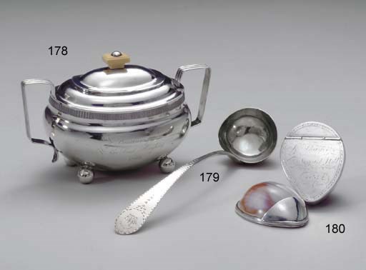 A SILVER SUGAR BOWL