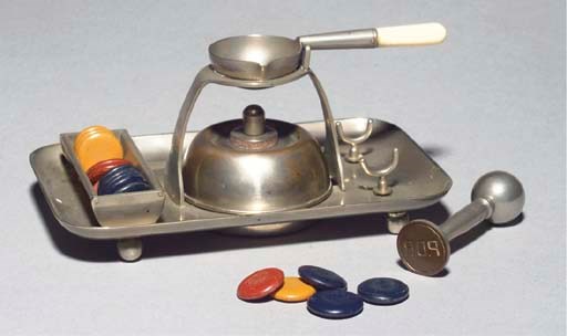 NECESSAIRE A CACHETER DE BUREAU DU DEBUT DU XXEME SIECLE
