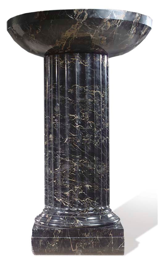 A PORTORO MARBLE BASIN