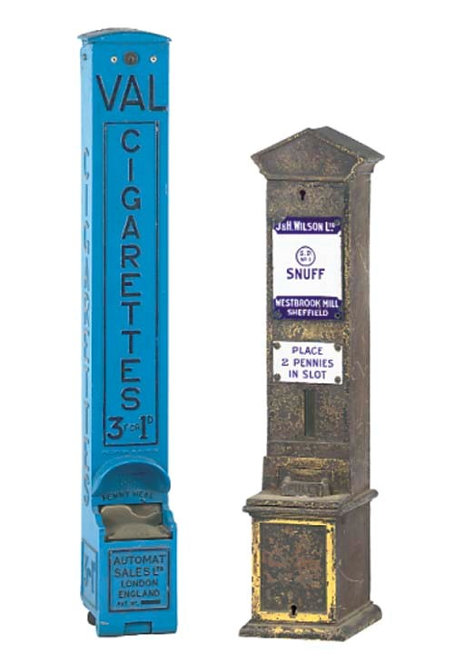 A Snuff Vendor wall machine