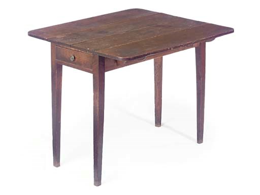 AN ENGLISH OAK PEMBROKE TABLE