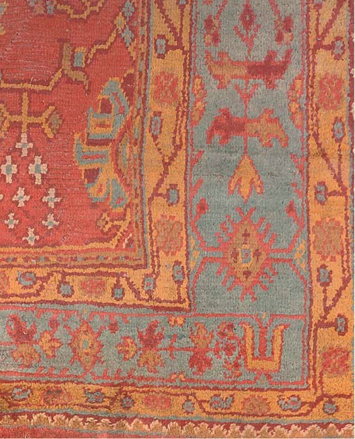 AN ANTIQUE USHAK CARPET, TURKEY