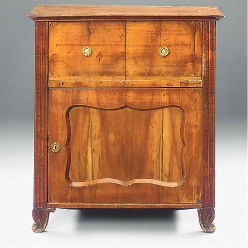 AN AUSTRIAN WALNUT BUFFET