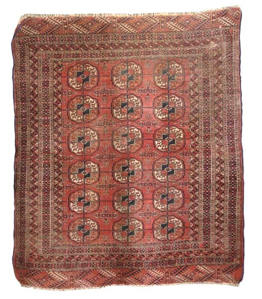 FIVE VARIOUS BOCHARA RUGS