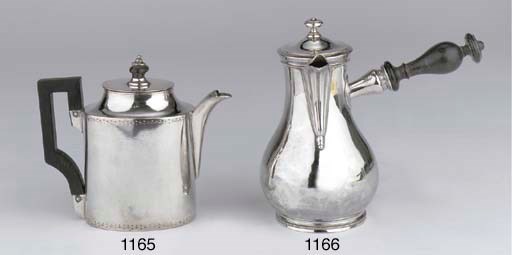 A German silver coffee pot