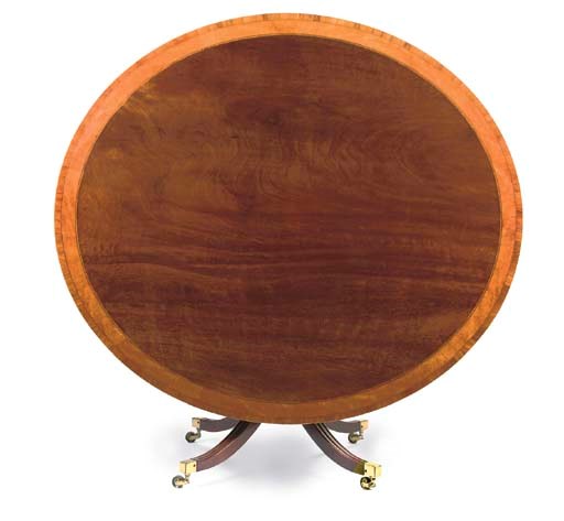 A GEORGE III MAHOGANY BREAKFAST-TABLE
