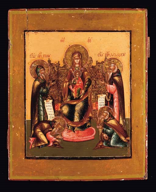 ENTHRONED MOTHER OF GOD