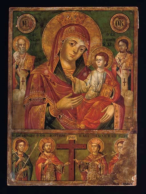 HODEGETRIA MOTHER OF GOD AND SAINTS