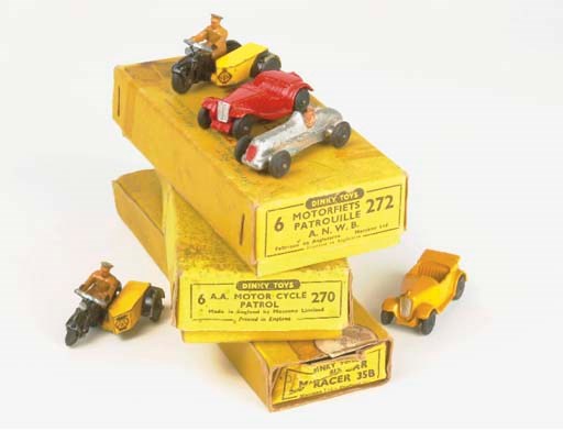 Dinky yellow Half-Dozen Trade Boxes