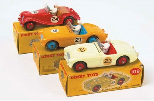 Dinky 100 Series Sports Cars in Competition Finish