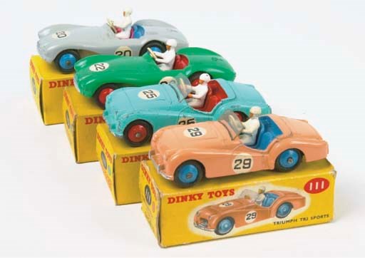 Dinky 100 Series Sports Cars in Competition Finish