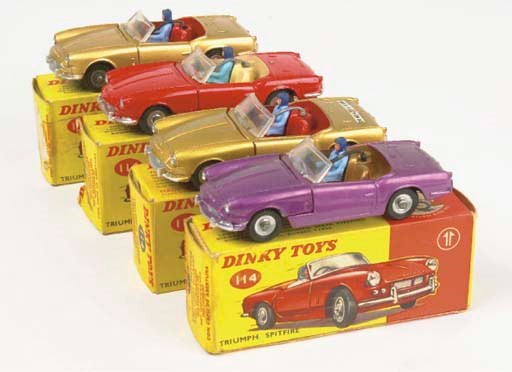 Dinky 114 Triumph Spitfire Sports Cars