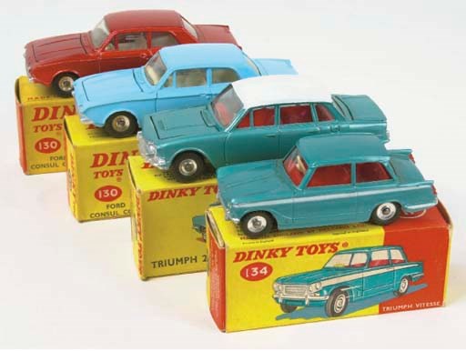Dinky English Saloon Cars