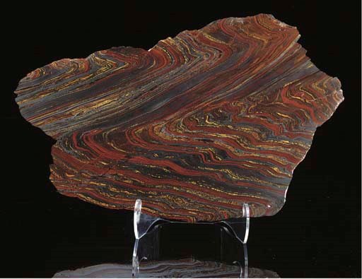 A good tiger iron slice,