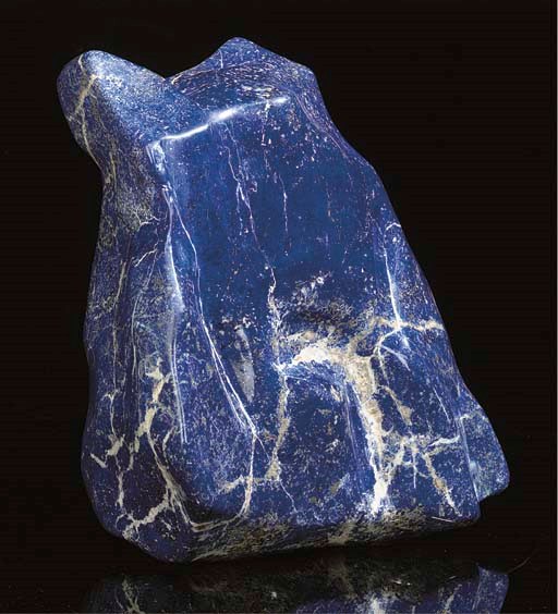 A large lapis lazuli freeform,