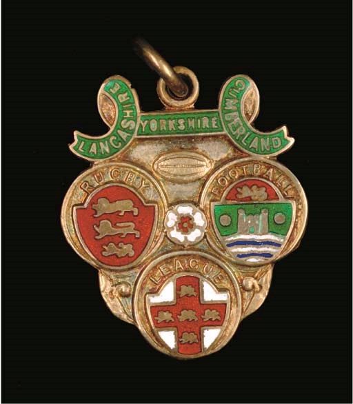 A SILVER-GILT AND ENAMEL CHALLENGE CUP RUNNERS-UP MEDAL