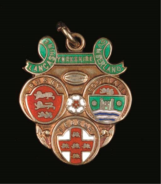 A SILVER-GILT AND ENAMEL CHALLENGE CUP RUNNERS-UP MEDAL