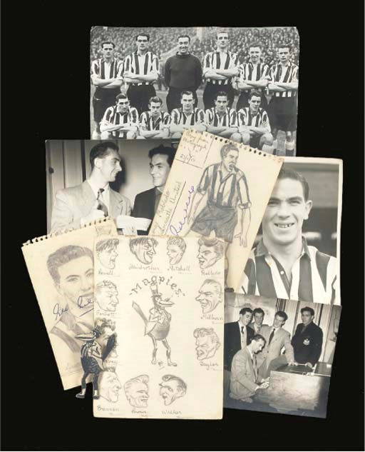 A COMMEMORATIVE NEWCASTLE UNITED HEAD SCARF