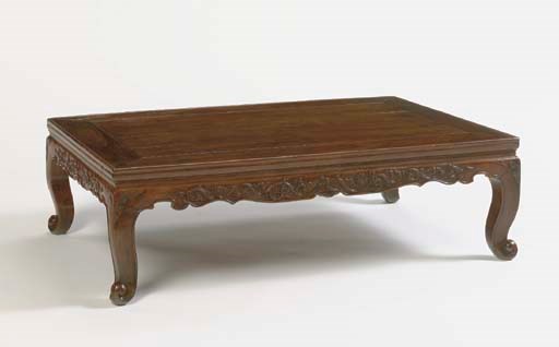 A HUANGHUALI KANG TABLE, KANGZHUO