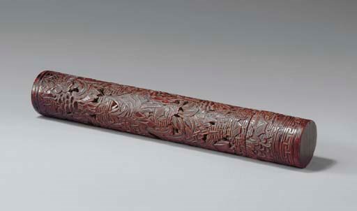 A Cylindrical Wood Document Holder