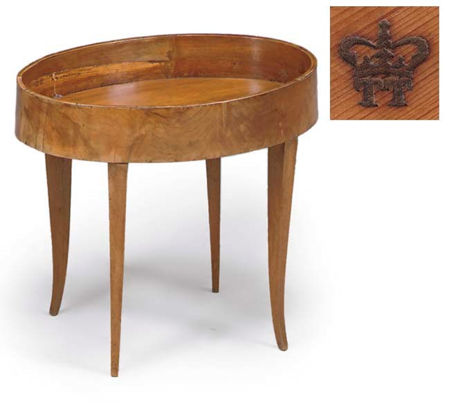A SOUTH GERMAN WALNUT VIDE POCHE