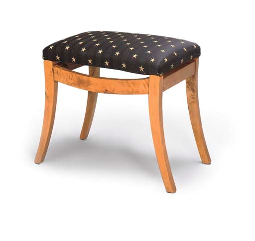 A SWEDISH BIRCH STOOL
