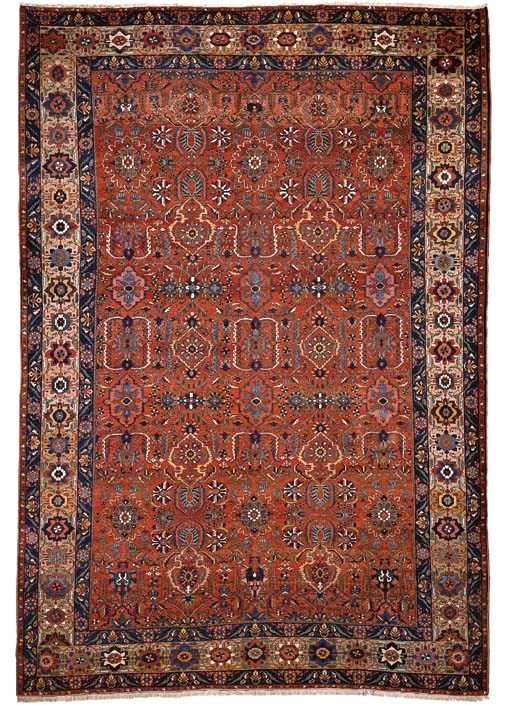 A LARGE BAKHTIARI CARPET