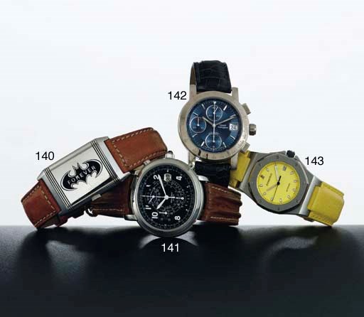 JAEGER-LECOULTRE. A LIMITED EDITION STAINLESS STEEL RECTANGULAR REVERSIBLE WRISTWATCH