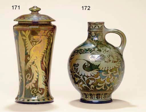 A PILKINGTON'S ROYAL LANCASTRIAN POTTERY BOTTLE