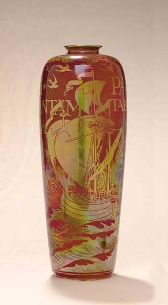A PILKINGTON'S ROYAL LANCASTRIAN POTTERY VASE