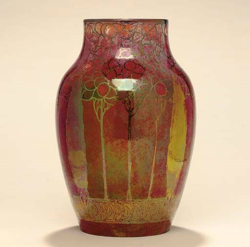 A PILKINGTON'S ROYAL LANCASTRIAN FLAMBE POTTERY VASE