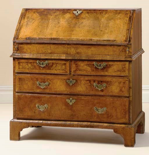 A QUEEN ANNE WALNUT BUREAU