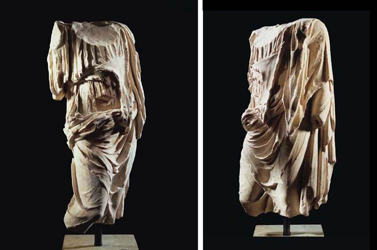 A GREEK MARBLE TORSO OF DIONYSOS