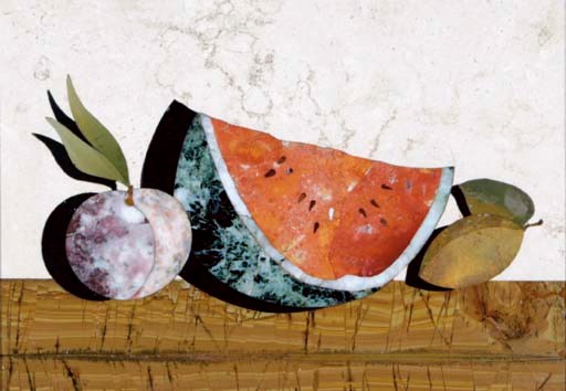 AN ITALIAN PIETRE DURE PLAQUE,