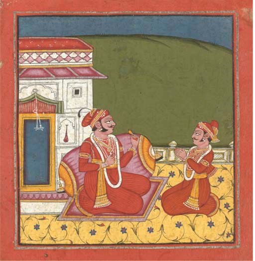 SRI DHANANTARA JI, RAJASTHAN, PROBABLY MEWAR, CIRCA 1800