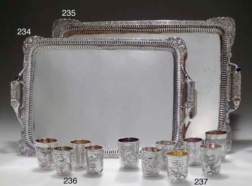 A SILVER TRAY