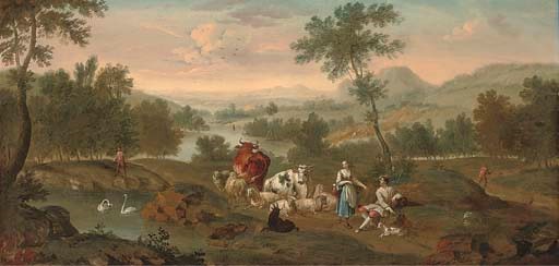 Attributed to Pieter Tillemans (Antwerp 1684-1734 Norton, nr. Bury St. Edmunds)