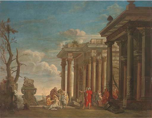 Circle of Giovanni Ghisolfi (Milan 1623-1683)