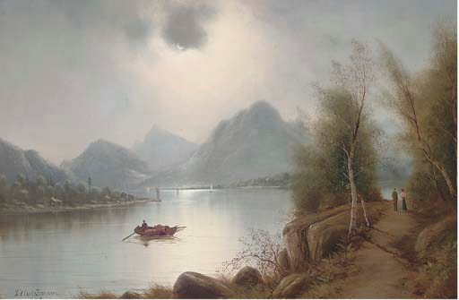 Nils Hans Christiansen, R.A.C. (Danish, 1850-1922)