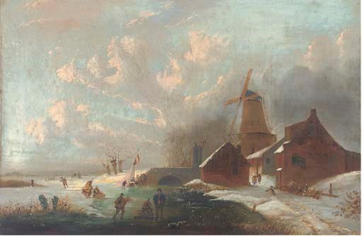Follower of Andreas Schelfhout