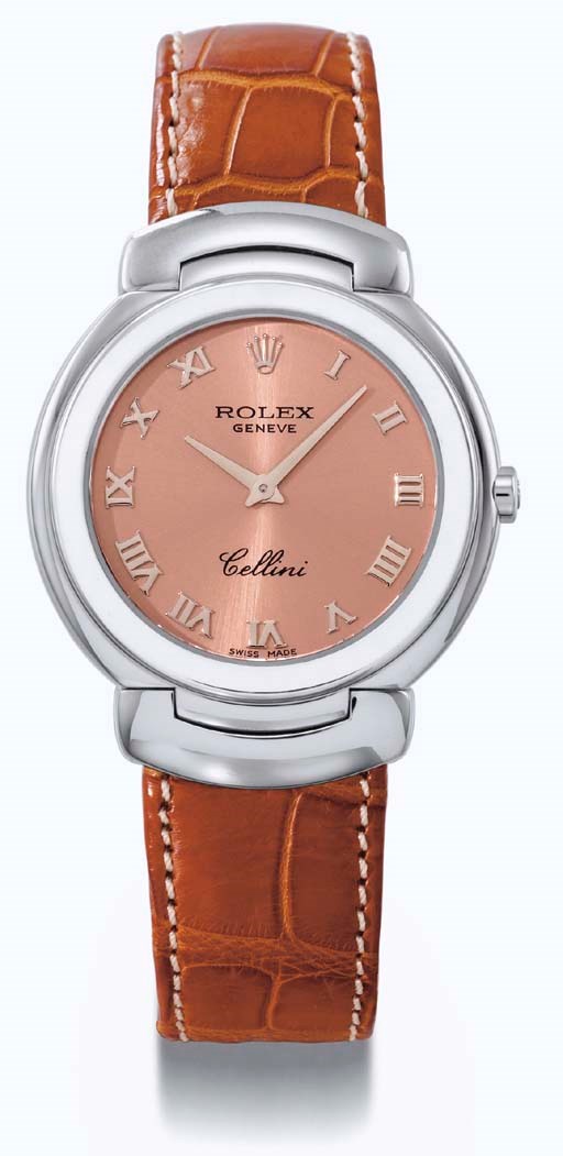 Rolex. An 18K white gold wristwatch