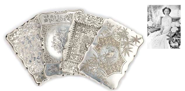 A VICTORIAN SILVER CARD-CASE