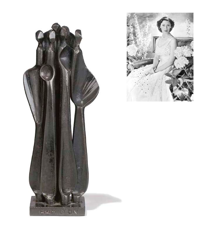 A Canadian wrought-steel group of five figures