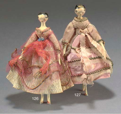A fine Grodnerthal painted wood dolls' house doll