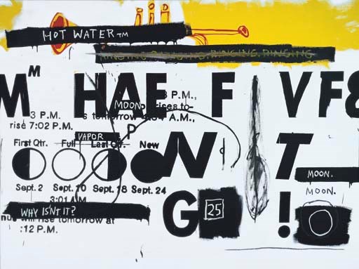 Jean-Michel Basquait and Andy Warhol (1960-1988) & (1928-1987)
