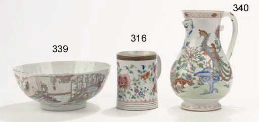 A large famille rose ewer