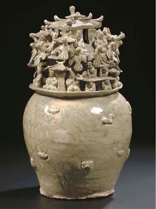 A Yueyao funerary jar
